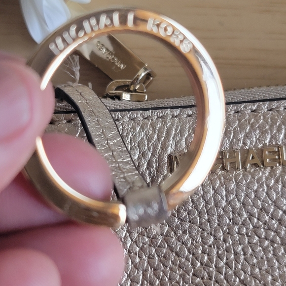 Michael Kors Metallic Gold Wristlet - Picture 4 of 10